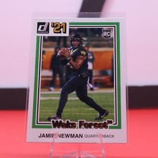 2021 Panini Chronicles Draft Picks Bronze Donruss 47 Jamie Newman RC Rookie