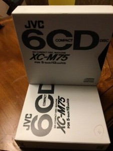 JVC XC-M75 6-CD Six Compact Disc Magazine Cartridge