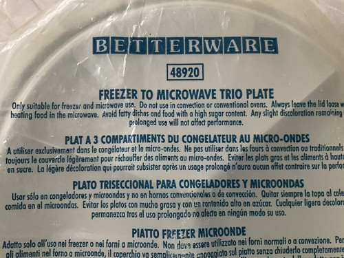 2x Retro Betterware Items Pie/Pastie Maker & Freezer To Microwave Trio Plate NEW - Picture 3 of 12