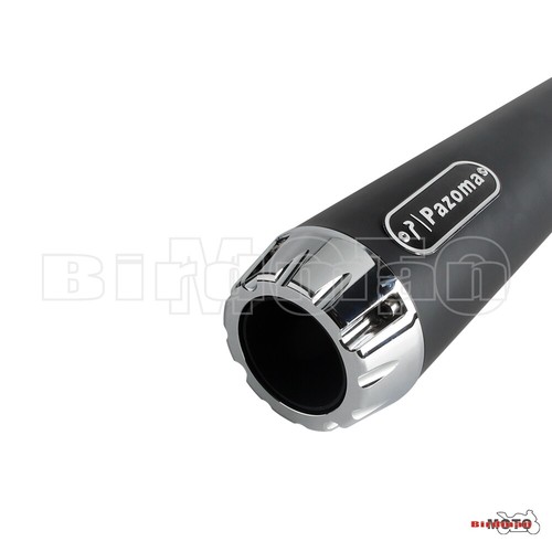 2-into-1 Black Big Bore Exhaust System Muffler For Harley M8 FLHTKSE FLHTPI FLHR - Picture 5 of 12