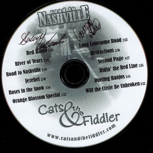 CATS & the FIDDLER - Road To Nashville (CD 2008) Signed! - Imagen 2 de 3