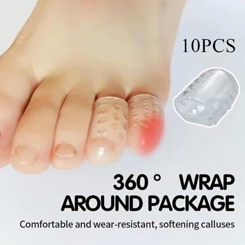 🔥10Pcs Silicone Toe Caps Anti-Friction Breathable Toe Protector Prevent Blist ~ - Bild 4 von 17