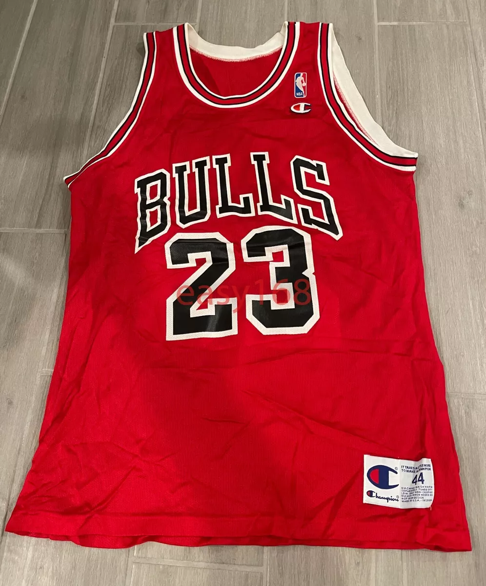 Champion NBA Chicago Bulls #23 Michael Jordan Striped Basketball