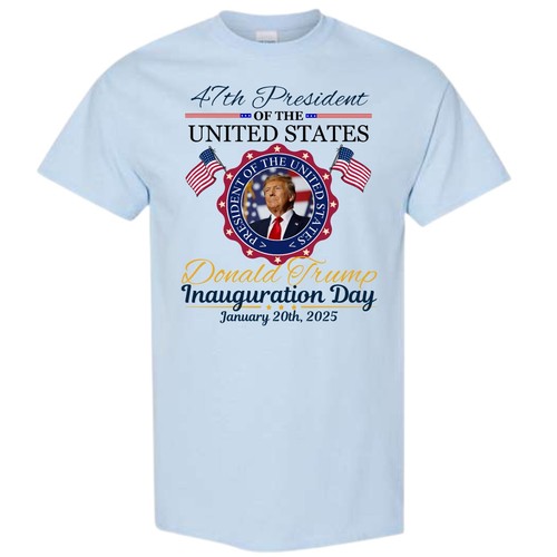 President Donald Trump Inauguration Day 2025 Shirt MAGA 47th President Authentic - Picture 2 of 18