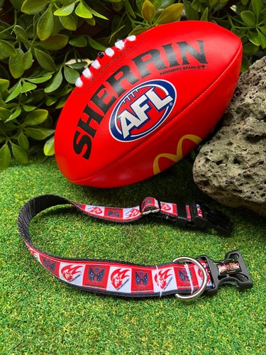 MELBOURNE DEMONS AFL Football Dog Collar, Lead, Doggy 'dana, Harness FUNKY FIDO - Picture 12 of 41