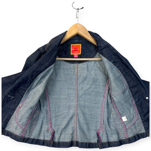 Isaac Mizrahi Denim Blazer Jacke Damen Gr. XSmall Kragen Preppy Coastal Target - Bild 5 von 18