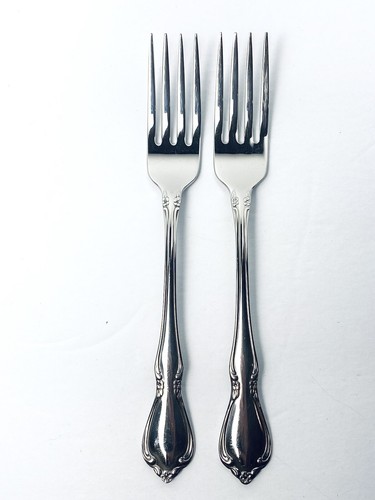 Oneida CHATEAU Stainless Flatware 18 pc Set Deluxe forks knives spoons serving - Picture 6 of 18