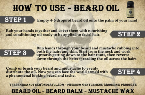 Beard Oil 15ml & 30ml Mens Beard Growth Grooming Styling Conditioning Whiskey - Picture 10 of 14