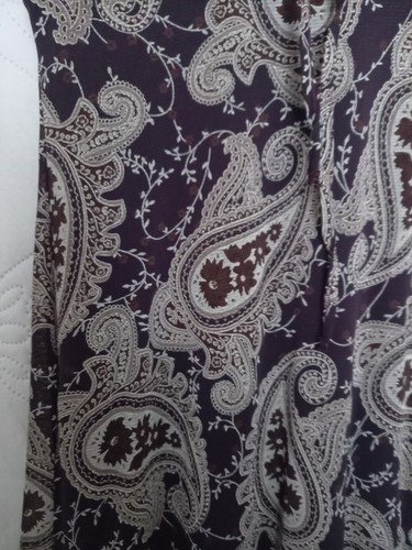 Kit Ladies Paisley Long Empire Line Party Flounce Sleeve Dress size 12 Maroon - Picture 6 of 6