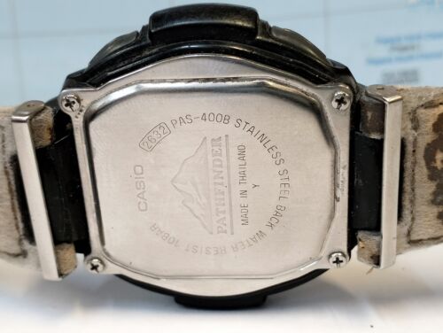 CASIO PATHFINDER DIGITAL QUARTZ PAS-400B THAILAND MEN'S FULL WORKING VINTAGE - Picture 21 of 24