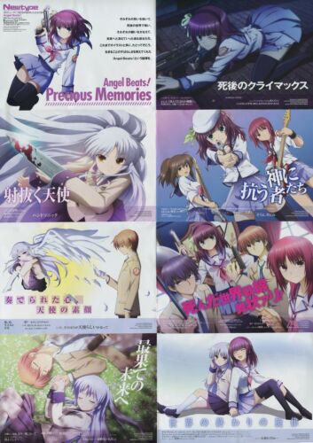 poster promo Angel Beats anime Tachibana Kanade Tenshi Nakamura Yuri Yui Hideki - Foto 2 di 2