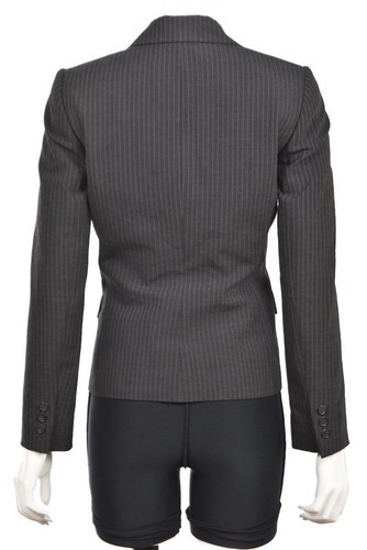 Chaqueta Blazer para Mujer Tahari Arthur S Levine, talla 2, gris, manga larga, con dos años más - Imagen 2 de 4