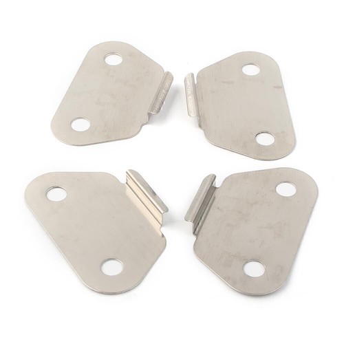 Placas de desgaste de tapa de alforja de 4 piezas placas de golpe para Harley 90962-93 H-D 1993-13 - Imagen 7 de 7
