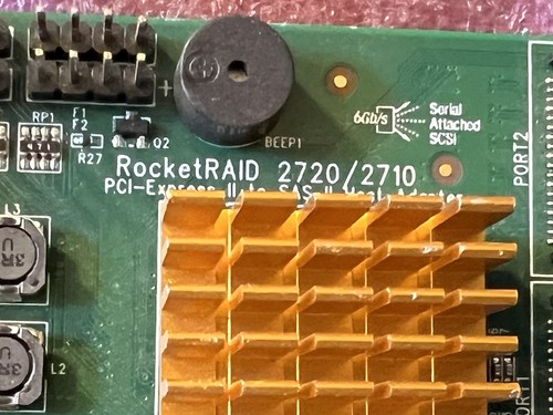 HIGHPOINT ROCKETEAID 2720/2710 SAS 6GB RAID PCIe 2.0x8 - Picture 8 of 10