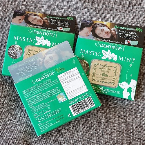 Mouth Freshener Sukkiri by Dentiste' Mastic Oil Mint Sugar Free Peppermint 20's - Picture 5 of 8