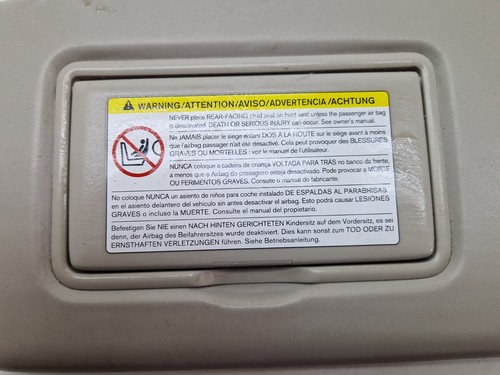 Nissan Juke MK1 F15 Sun Visors Pair Driver & Passenger 2010-2014 - Picture 18 of 24