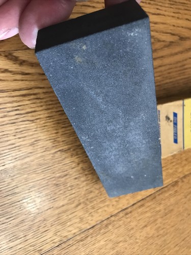 Vintage Norton Behr JB6 Combination Crystolon Sharpening Stone w/Box 6"x2"x1" - Picture 4 of 9