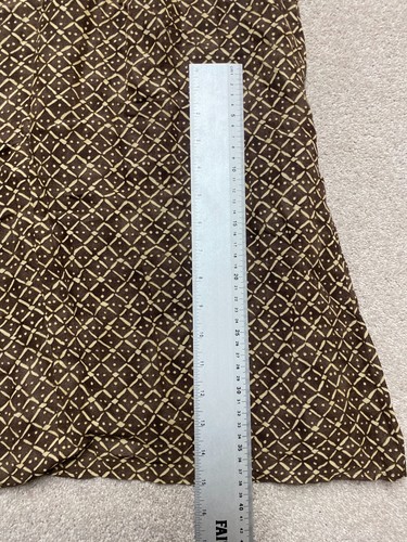 Max Mara Maxi Dress 2 Piece With Liner Size UK 12 Brown Made in Italy Straps - Picture 13 of 15
