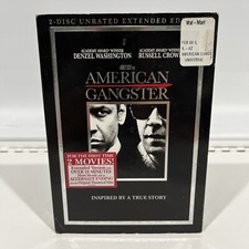 American Gangster DVD  2008 Denzel Extended Slipcover   Buy 4 Get 3 Free  