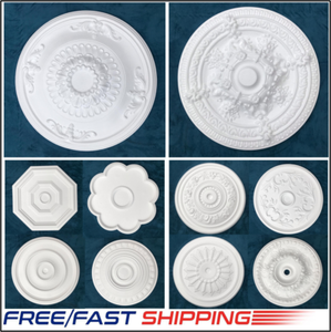 Details About Ceiling Rose Polystyrene Easy Fit Very Light Weight Starting From 8 99 Next Day