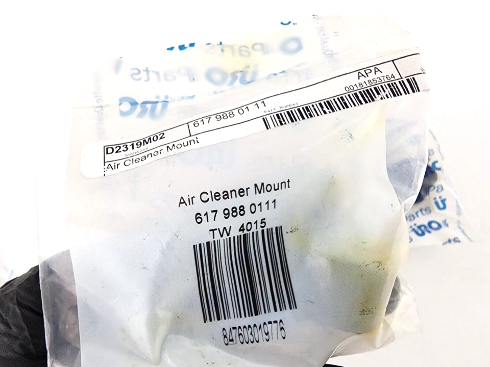 Tampón de goma purificador de aire Mercedes URO 6179880111 78-85 300CD 300D 300SD TD 2 piezas Foto 2 de 2