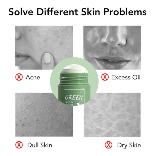 2Pcs Green Tea Purifying Clay Stick Mask for Blackhead Remover Deep Clean Pore - Picture 12 of 12
