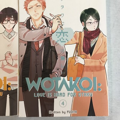WOTAKOI: Love is Hard For Otaku, English Manga Volumes 1-4