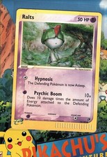 Pokémon TCG Ralts 74/100 Ex Sandstorm Reverse Holo  LP
