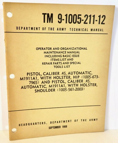 Department of the Army / TM 9-1005-211-12 Operator and Organizational 1st ed