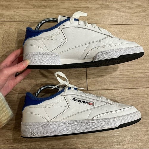 Reebok x Eric Emanuel Club C 85 White Blue Sneakers Men’s Size 9 - Bild 3 von 10
