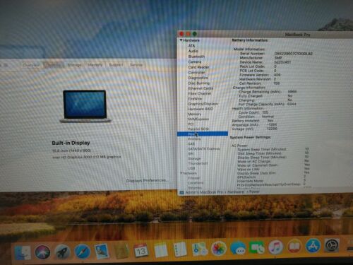 Apple MacBook pro 15" A1286 i7-2675QM 8gb ram 256gb SSD late 2011 C02HH5LGDV7L - Picture 5 of 22