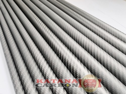 Tubo de fibra de carbono mate 1 x OD 32 mm x ID 30 mm x 1000 mm (1 m) 3 k (envuelto en rollo) - Imagen 2 de 9
