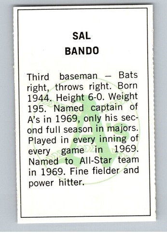 1971 Dell Baseball Stamps Complete Your Set You Pick Choose Players A thru E - Picture 51 of 305