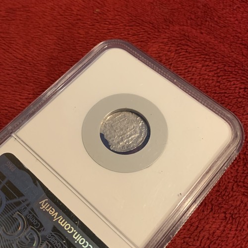 EL CAZADOR Shipwreck NGC (1772-83) Mexico 1/2 Real Sea Salvaged Sunken Treasure - Picture 6 of 8