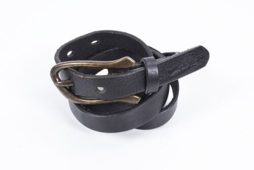 CINTA DONNA GAS SELLY BELT DAKAR LEATHER NERO E BLU/verde FIBBIA OTTONATA - Foto 5 di 6