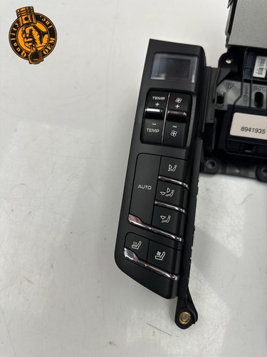 2014-2016 PORSCHE PANAMERA REAR CONSOLE AC HEATER CLIMATE CONTROL SWITCH OEM 44k - Picture 4 of 12