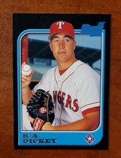 1997 Bowman R.A. Dickey Rangers Rookie RC #81