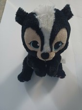 Disney Parks Bambi Baby Skunk Flower Plush Stuffed Animal Soft