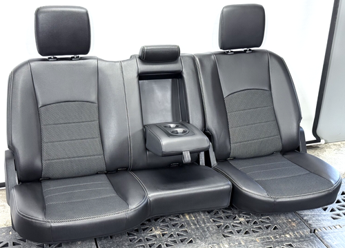 ✅ 13-24 RAM 1500-3500 SPORT CREW CAB OEM LEATHER / CLOTH HEATED SEATS SET BLACK - Picture 14 of 24