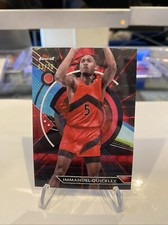 2023-24 Topps Finest Immanuel Quickley Red/Black Vapor Refractor /20 Blazers