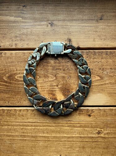 All Saints Spitalfields Valtari Chunky Heavyweight Necklace Gold - Picture 2 of 6