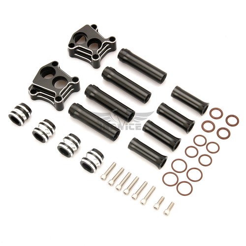 For Harley Transmission Top side covers rocker pushrod lifter Twin cam 2008-2013 - Imagen 3 de 9