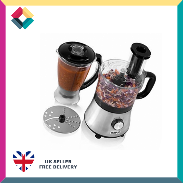 Tower T18002 Food Processor and Blender 2 in 1 for sale online eBay
