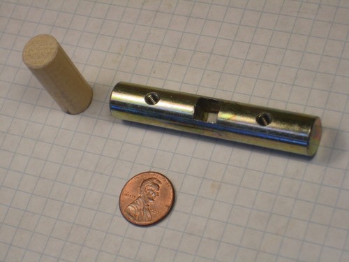SCHLAGE #L583-286 DUMMY MOUNTING BAR AND #K510-320 WOODEN EDGE-BORE PLUG - Picture 2 of 5
