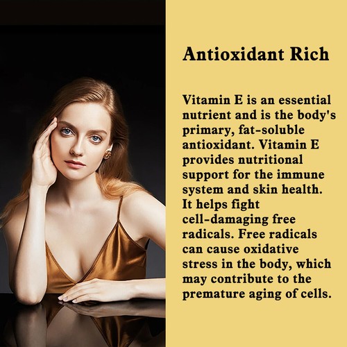 Vitamine E 268 mg - soutient la santé de la peau, des cheveux, de - Imagen 8 de 13