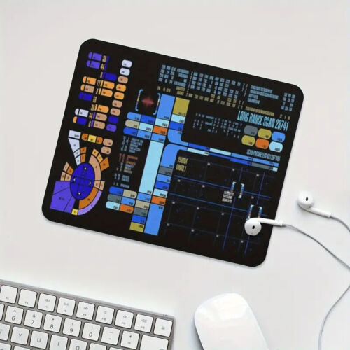 Star Trek The Next Generation USS Enterprise LCARS Console Design Mouse Pad - Picture 3 of 7