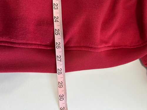 ARKANSAS RAZORBACKS hoodie sweatshirt pullover icon hoodie red black M 38/40 nwt - Picture 6 of 7