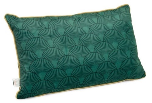 Wicked Emerald Green Velvet Cushion 'Defy Gravity' Musical Movie NEW 30 x 50cm - Picture 2 of 2