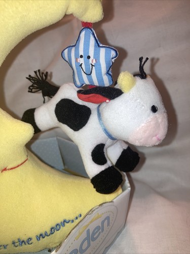 Eden 2002 Learning Curve Cow “Over the Moon “ Rattle Plush RARE brand new in box - Picture 5 of 22