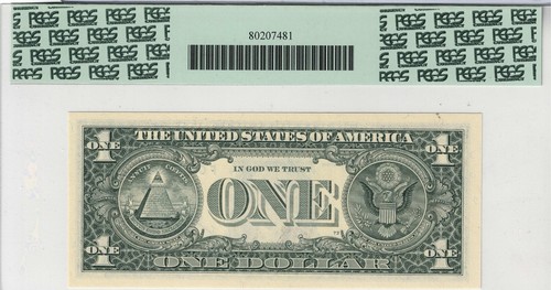2006 $1 FEDERAL RESERVE NOTE - ATLANTA GEORGIA -FW NOTE JOHN MARKIS F00015249I - Picture 2 of 2